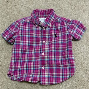 Ralph Lauren Kids Multicolor Plaid Button-Down Shirt